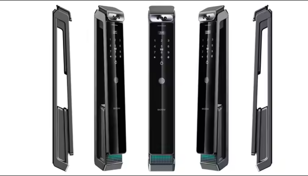 3D Face Scan 2-way Audio Smart Lock - Solar Installation, Hybrid ...