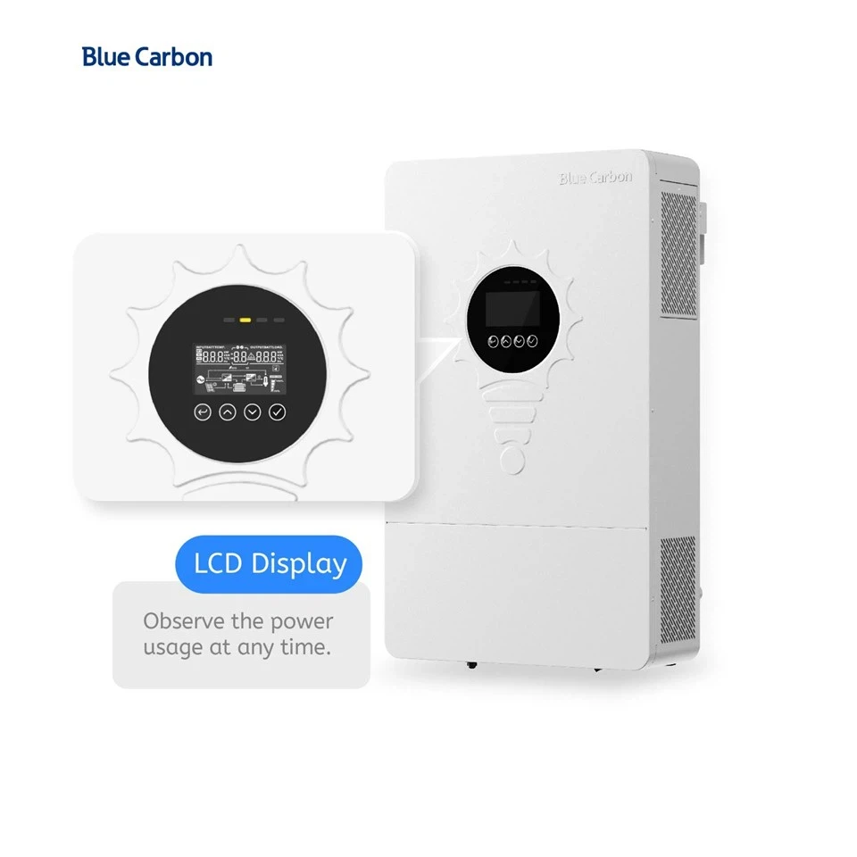 BLUE CARBON 6KVA-48V SOLAR HYBRID INVERTER-- All-in-one 6 kW hybrid inverter with integrated MPPT charger -- flexible, compact, and reliable for backup and self-consumption. - Image 4